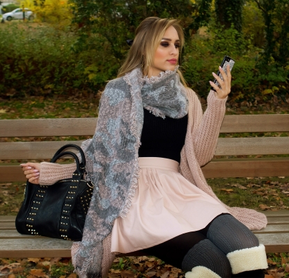 Fuste mini Sexy piele ecologica pleated