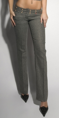Pantaloni Sexy studded Lurex disco- cu sclipici