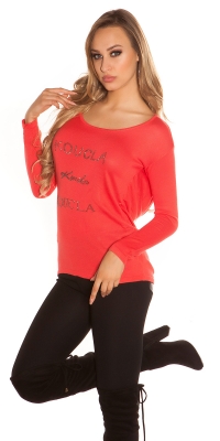Pulover la moda cu dantela