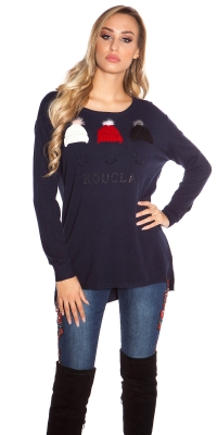 Pulover la moda cu sclipici tinte