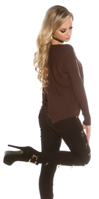 Pulover la moda cu siret