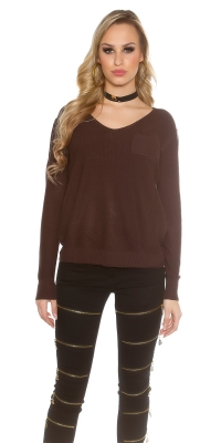 Pulover la moda cu siret