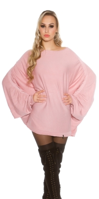 Pulovere la moda supradimensionat bat AngelWings