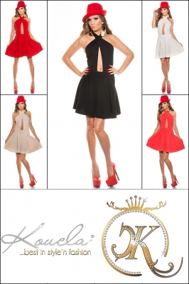 Fuste Rochie mini sexy neckholder evazati