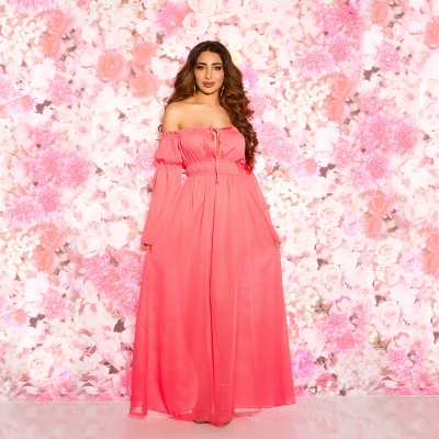 Rochii Sexy umerii goi Maxi