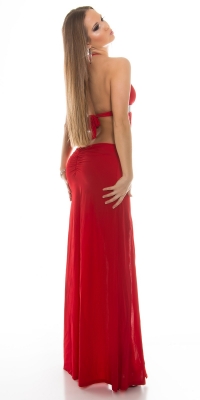 Rochii de seara sooHOT fashion cu strasuri&sexy leg slit