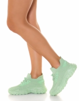 Adidasi la moda Slip-On cu thick Sole