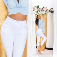 Blugi Sexy cu talie inalta push up