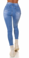 Blugi cu talie inalta Sexy rupturi Push Up