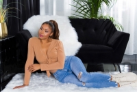 Blugi cu talie inalta Sexy rupturi Push Up