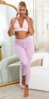 Blugi cu talie inalta Sexy 