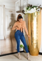Blugi cu talie inalta Sexy 