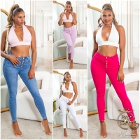 Blugi cu talie inalta Sexy 
