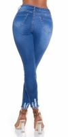 Blugi Sexy cu talie inalta rupturi