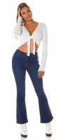 Blugi Sexy cu talie inalta Push up evazati