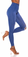 Blugi Sexy skinny cu rupturi