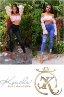 Blugi Sexy skinny cu rupturi
