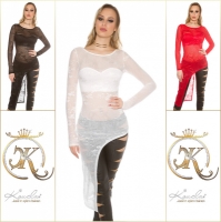Bluze dantela sexy cu siret