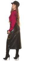 Bluze Sexy Elegant supradimensionat Satin-Look