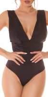 Body sexy cu decolteu in v
