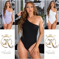 Body sexy Musthave Basic cu un umar gol