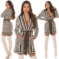 Cardigan Rochii tricotate Sexy / cu curea