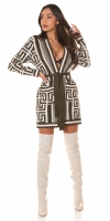 Cardigan Rochii tricotate Sexy / cu curea