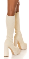Cizme Sexy cu striatii platform