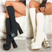 Cizme Sexy cu striatii platform