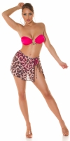 Costum de baie in doua piese sexy 2Piece Set cu auriu detaliu