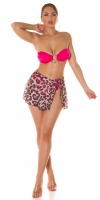Costum de baie in doua piese sexy 2Piece Set cu auriu detaliu