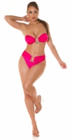 Costum de baie in doua piese sexy 2Piece Set cu auriu detaliu