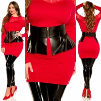 Curea talie Sexy piele ecologica
