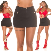 Fusta pantaloni Blugi cu talie inalta Sexy Musthave