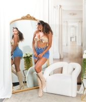 Fusta pantaloni Blugi cu talie inalta Sexy nasturi