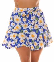 Fusta pantaloni Sexy cu talie inalta curea care se leaga