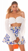 Fusta pantaloni Sexy cu talie inalta curea care se leaga