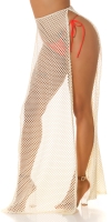 Fuste lungi sexy cu talie inalta Net / Cover-Up