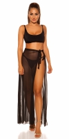 Fuste sexy plaja Tulle Warparound