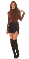 Helanca Pulover Sexy cu buricul gol tricot