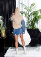 Jachete dama la moda cu Jeanssleeves
