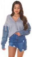 Jachete dama la moda cu Jeanssleeves