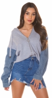 Jachete dama la moda cu Jeanssleeves