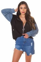 Jachete dama la moda cu Jeanssleeves