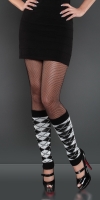 Jambiere dama Sexy in Argyle-Look