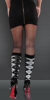 Jambiere dama Sexy in Argyle-Look