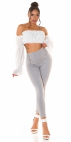 Jeggings sexy cu talie inalta