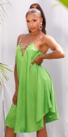Rochie mini la moda cu sclipici bretele