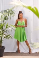 Rochie mini la moda cu sclipici bretele
