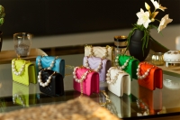 la moda Ultra Mini Handbag cu perle handle